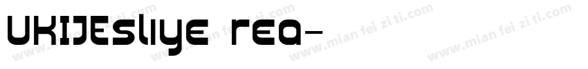 UKIJEsliye rea字体转换